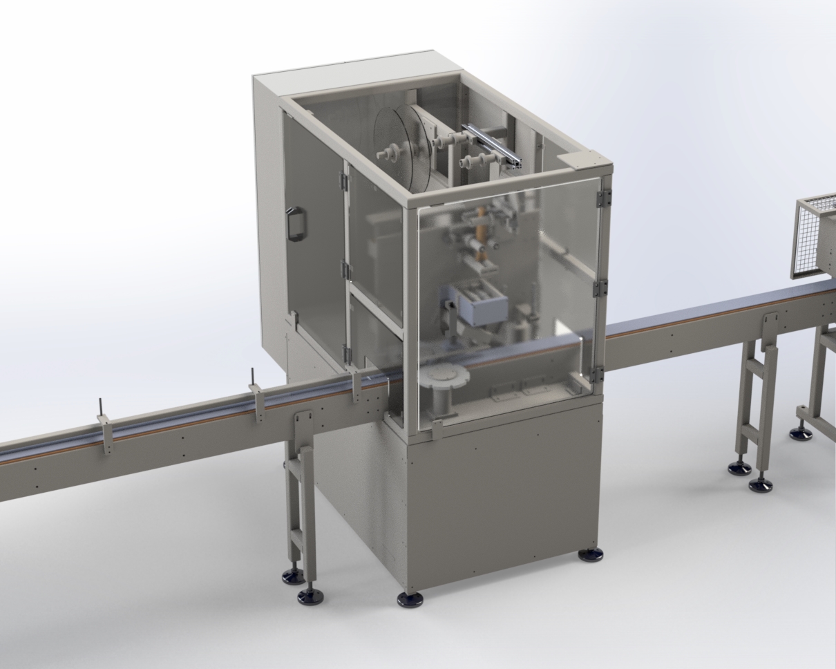 Shrink sleeve applicator